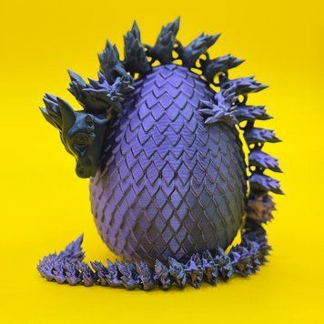 Іграшка "Яйце дракона", Dual Color Black Purple 96737389 фото