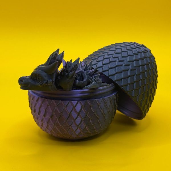 Іграшка "Яйце дракона", Dual Color Black Purple 96737389 фото