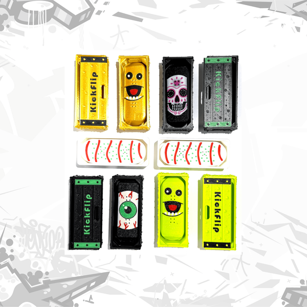 Kickflip Магнітний Скейтборд GOLD CUCUMBER &mdash; фіджет-іграшка для трюків 67573869 фото