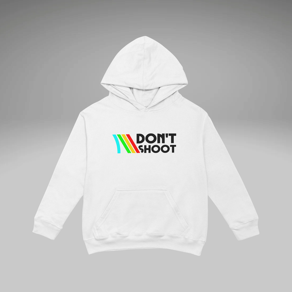 Худі оверсайз з принтом DON'T SHOOT, ARC Raiders, тепле, фліс, розмір XL, біла 08358115 фото